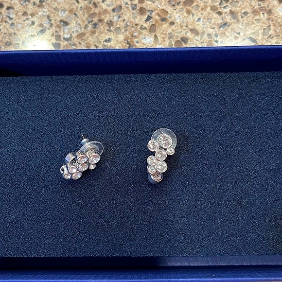 Real Swarovski pair of earrings - Picture 1 of 5